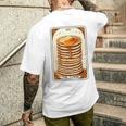 The Tower タロットカード パンケーキタワー 面白いパンケーキ メンズTシャツ バックプリント 彼への贈り物