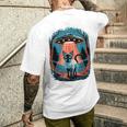 Ufo 猫誘拐 星空の下で メンズTシャツ バックプリント 彼への贈り物