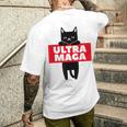Ultra Maga Cat メンズTシャツ バックプリント 彼への贈り物