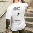 Vertigo ヴィンテージ映画ポスター ノワールスリラー アクロフォビア フィルム メンズTシャツ バックプリント 彼への贈り物