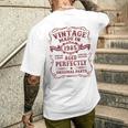 Vintage Made In 1985 The Man Myth Legend 39 Year Old メンズTシャツ バックプリント 彼への贈り物