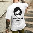 Viva La Libertad Carajo La Libertad Avanza ハビエル・ミレイ メンズTシャツ バックプリント 彼への贈り物