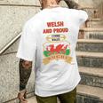 Welsh Dragon Wales ラグビートップ 長袖tシャツ メンズTシャツ バックプリント 彼への贈り物