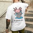 Wooper-Muper メキシカンサラマンダー アフロヘッド かわいい 面白い キッズ メンズTシャツ バックプリント 彼への贈り物