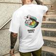 うさぎ弁当 かわいいウサギの和風弁当 ダジャレ メンズTシャツ バックプリント 彼への贈り物