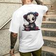 かわいいエモテディベア メンズTシャツ バックプリント 彼への贈り物