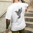 かわいいマンダラ ハチドリ レディース メンズ シャツ メンズTシャツ バックプリント 彼への贈り物