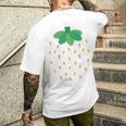 かわいい赤いイチゴ、イチゴ、フルーツ愛好家アートバック。 メンズTシャツ バックプリント 彼への贈り物