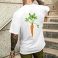 にんじん 園芸 野菜 メンズTシャツ バックプリント 彼への贈り物