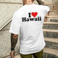 アイラブハートハワイ メンズTシャツ バックプリント 彼への贈り物