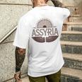アッシリア 古代アッシリア帝国のシンボル メンズTシャツ バックプリント 彼への贈り物