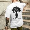 アフリカのバオバブの木 メンズTシャツ バックプリント 彼への贈り物