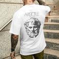 アリストテレスtシャツ 古代ギリシャ哲学者 メンズTシャツ バックプリント 彼への贈り物