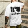アーチェリー コンポジットボウ メンズTシャツ バックプリント 彼への贈り物