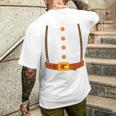 オリジナル クラシック ドワーフ ハロウィン コスチューム グループ 7 7 メンズTシャツ バックプリント 彼への贈り物