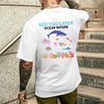 オーシャンネイチャー 未来の海洋生物学者 科学者 メンズTシャツ バックプリント 彼への贈り物