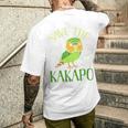 カカポ絶滅危惧保全啓発鳥を救え 長袖tシャツ メンズTシャツ バックプリント 彼への贈り物