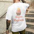 カップケーキの女王 長袖tシャツ メンズTシャツ バックプリント 彼への贈り物