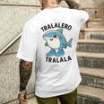 カワイイトラレロトラララ-イタリアブレインロットミーム メンズTシャツ バックプリント 彼への贈り物
