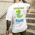 キッズ マッチング Little Bro Dino & Big Bro Dino メンズTシャツ バックプリント 彼への贈り物