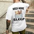 キュートなケアンテリア、睡眠用パジャマ、ナイトガウン。 メンズTシャツ バックプリント 彼への贈り物