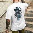 ゴシックガール ハロウィンコスチューム 魔女ゴス オカルトウィッカ メンズTシャツ バックプリント 彼への贈り物