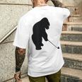 ゴリラゴルフシルエット メンズTシャツ バックプリント 彼への贈り物