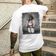 ゴリラ先生 日本の柔道と空手武道 メンズTシャツ バックプリント 彼への贈り物