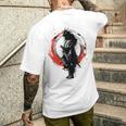 ゴーストサムライ 武士道 アニメ マンガ 武士道 メンズTシャツ バックプリント 彼への贈り物
