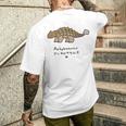 ジュラシック・ワールド Ankylosaurus Loose Illust メンズTシャツ バックプリント 彼への贈り物