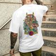 ジュラシック・ワールド Gate & Dinosaurs Arttyle メンズTシャツ バックプリント 彼への贈り物