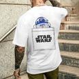 スターウォーズ R2-D2 ロゴポケット メンズTシャツ バックプリント 彼への贈り物