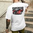 スー、スポーツカー、マッスルカー、レースカーのtシャツ。 メンズTシャツ バックプリント 彼への贈り物