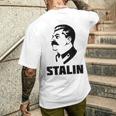 ソビエト指導者ヨシフスターリンシャツソ連共産主義の歴史 メンズTシャツ バックプリント 彼への贈り物