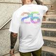 タイダイシャツ ナンバー26 レトロユニフォーム バックプリントジャージ メンズTシャツ バックプリント 彼への贈り物