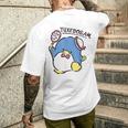 タキシードサム テニス ライトカラー メンズTシャツ バックプリント 彼への贈り物