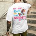ダイヤモンドペインティングアーティストlife Can Be Dullダイヤモンドペインティング メンズTシャツ バックプリント 彼への贈り物