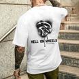 ダッジ・ヘルキャット・ヘル・オン・ホイールズ メンズTシャツ バックプリント 彼への贈り物