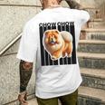 チャウチャウ犬愛好家 メンズTシャツ バックプリント 彼への贈り物