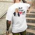 チャッキー・ティファニー・イート・ユア・ハート・アウト・バレンタイン メンズTシャツ バックプリント 彼への贈り物