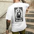デス・ポッサム・タロット・カード 死神 ゴス ブラッククラフト オポッサム メンズTシャツ バックプリント 彼への贈り物