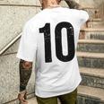 ナンバー10 メンズTシャツ バックプリント 彼への贈り物