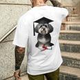 ハバニーズ犬 グラチュエーションキャップ トレーニング 学校 卒業生 オーナー 長袖tシャツ メンズTシャツ バックプリント 彼への贈り物