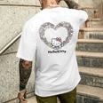 ハローキティ Usデザイン ハート メンズTシャツ バックプリント 彼への贈り物