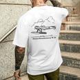 ハンザ ブランデンブルク W29 ドイツ水上飛行機 空飛ぶ雲 メンズTシャツ バックプリント 彼への贈り物