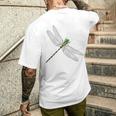 バックプリント鬼蜻蜓おにやんま オニヤンマ アウトドア Bbq キャンプ 虫 メンズTシャツ バックプリント 彼への贈り物
