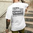 バック・トゥ・ザ・フューチャー Time Machine Future Changer Retro メンズTシャツ バックプリント 彼への贈り物