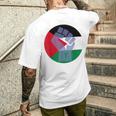 パレスチナ製フリーパレスチナスタンド メンズTシャツ バックプリント 彼への贈り物