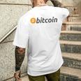 ビットコインbtcコイン暗号トレーダーBitcoinフューチャーフリーダムギフト メンズTシャツ バックプリント 彼への贈り物