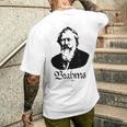 ブラームス ヨハネス・ブラームス クラシック音楽 メンズTシャツ バックプリント 彼への贈り物